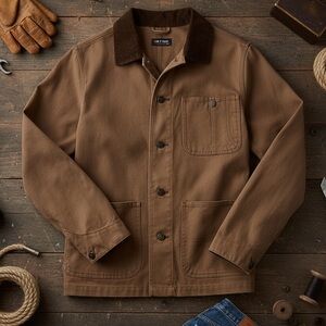 Men's Brown Shirt Jacket